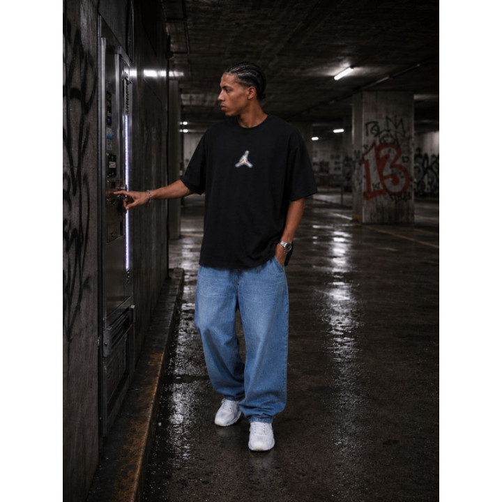 Camiseta PN212032 Oversize Negro para hombre