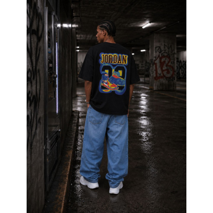 Camiseta PN212032 Oversize Negro para hombre