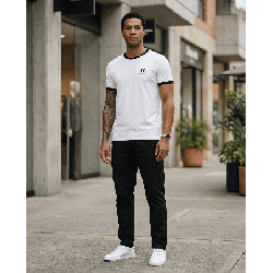 Camiseta PN539136 Básica Para Hombre
