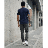Camiseta PN212416 Básica Oscuro Para Hombre
