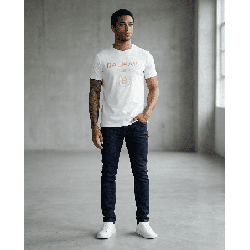 Camiseta PN212416 Básica Oscuro Para Hombre