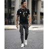 Camiseta PN212416 Básica Oscuro Para Hombre