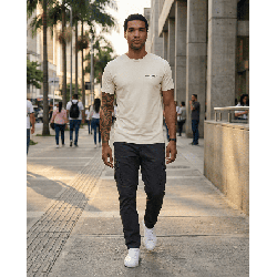 Camiseta PN100800 Básica Oscuro Para Hombre