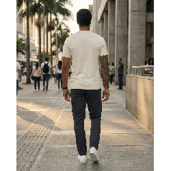 Camiseta PN100800 Básica Oscuro Para Hombre