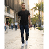 Camiseta PN100800 Básica Oscuro Para Hombre