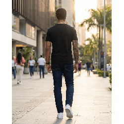 Camiseta PN100800 Básica Oscuro Para Hombre