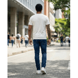 Camiseta PN100800 Básica Oscuro Para Hombre