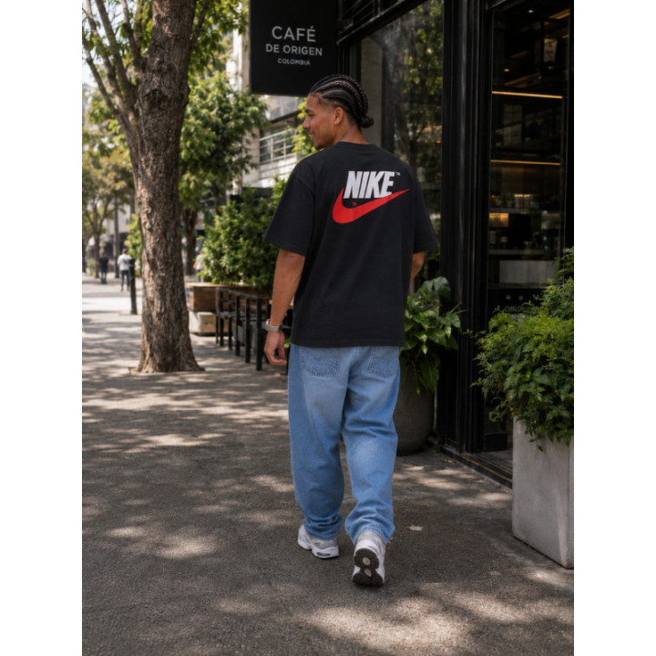 Camiseta PN146496 Oversize Negro para hombre
