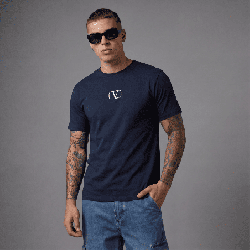 Camiseta PN063104 Básica Oscuro Para Hombre