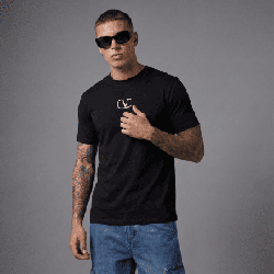 Camiseta PN063104 Básica Oscuro Para Hombre