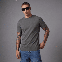 Camiseta B66048 Básica Oscuro Para Hombre