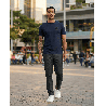 Camiseta PN307776 Básica Oscuro Para Hombre
