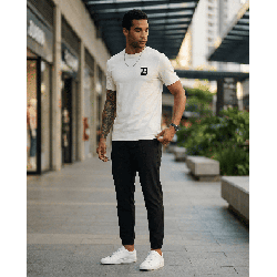 Camiseta PN307776 Básica Oscuro Para Hombre