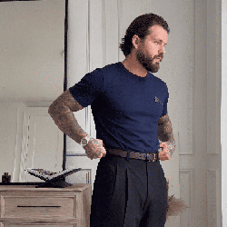 Camiseta PN307904 Básica Oscuro Para Hombre