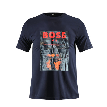 Camiseta PN487488 Estampada Oscuro Para Hombre