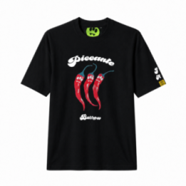 Camiseta PN375872 Oversize Negro para hombre