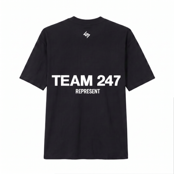 Camiseta PN015424 Oversize Negro para hombre