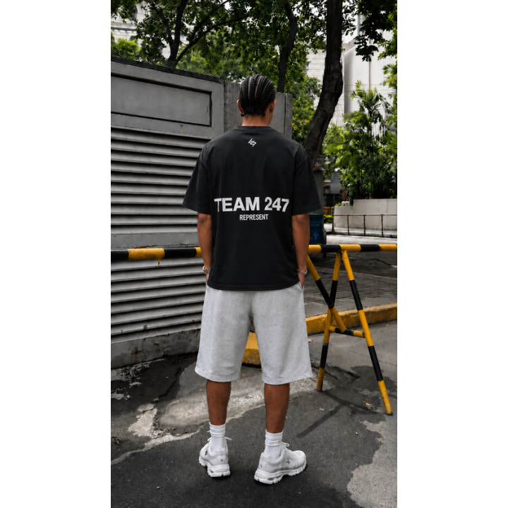 Camiseta PN015424 Oversize Negro para hombre