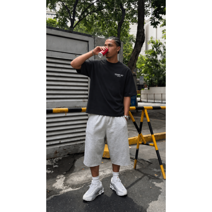 Camiseta PN015424 Oversize Negro para hombre