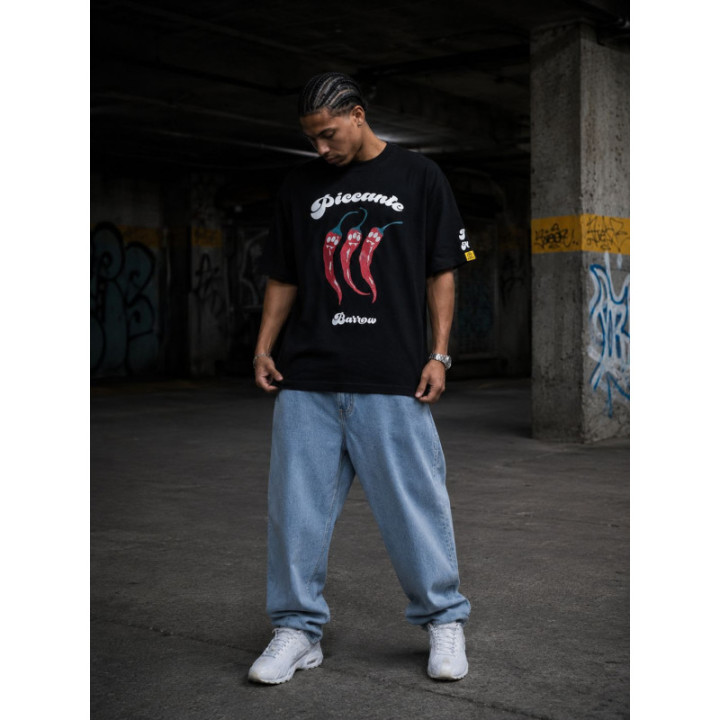 Camiseta PN375872 Oversize Negro para hombre