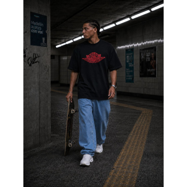 Camiseta PN310336 Oversize Negro para hombre